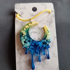 Starry Night inspired necklace